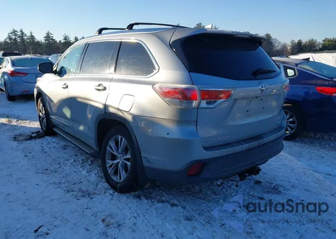 2015 Toyota Highlander Xle V6 из США, поврежденный, VIN 5TDJKRFH2FS080343